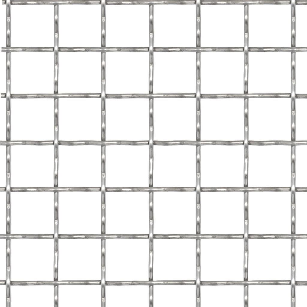 Verkkoaita ruostumaton teräs 100x85 cm 21x21x2,5 mm