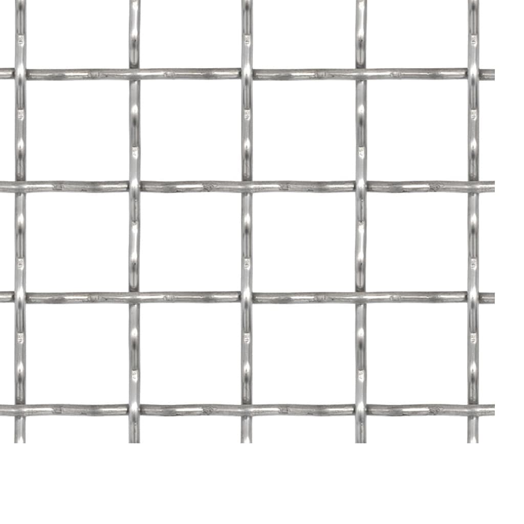 Verkkoaita ruostumaton teräs 100x85 cm 21x21x2,5 mm
