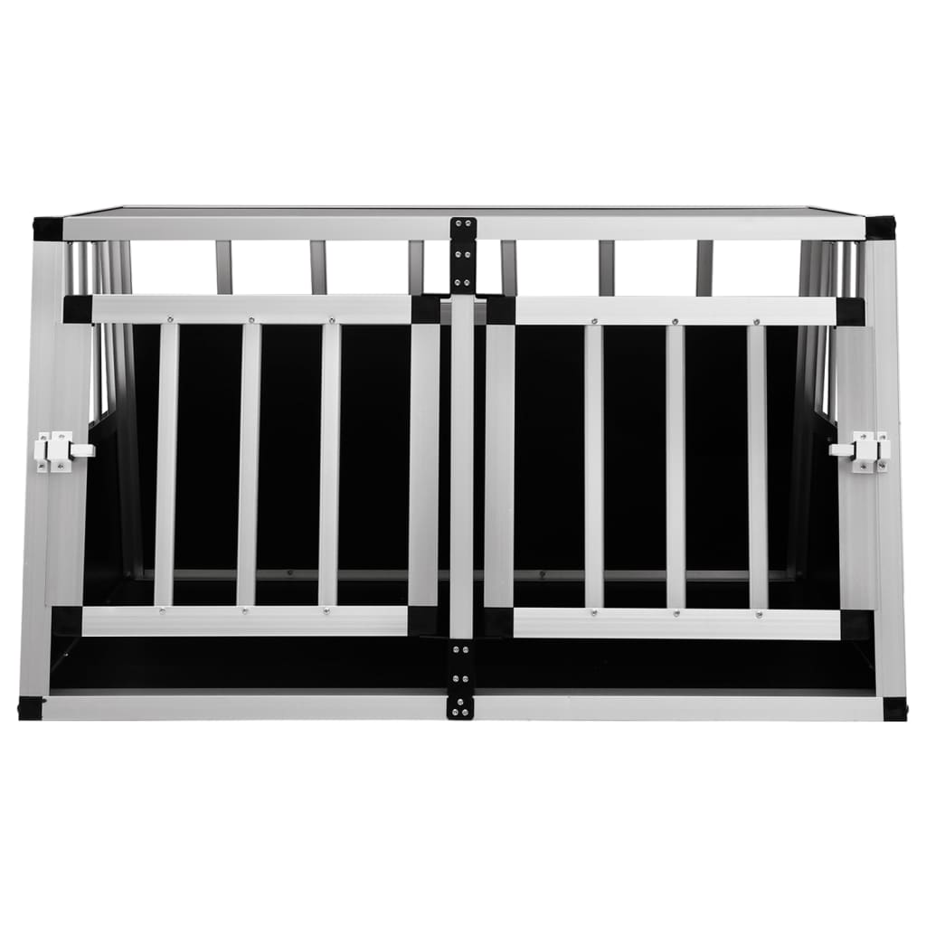 Dog cage with two doors 89x69x50 cm