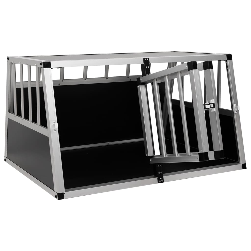 Dog cage with two doors 89x69x50 cm