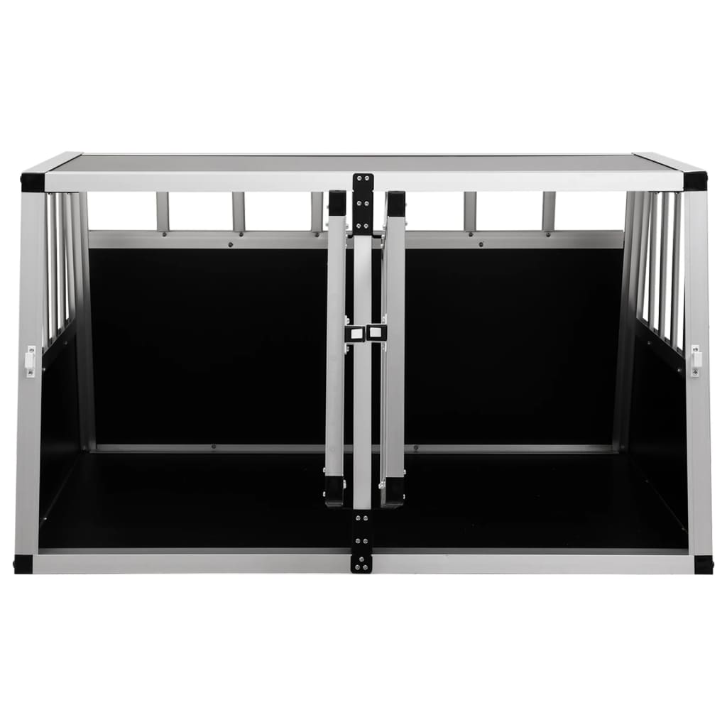 Dog cage with two doors 89x69x50 cm