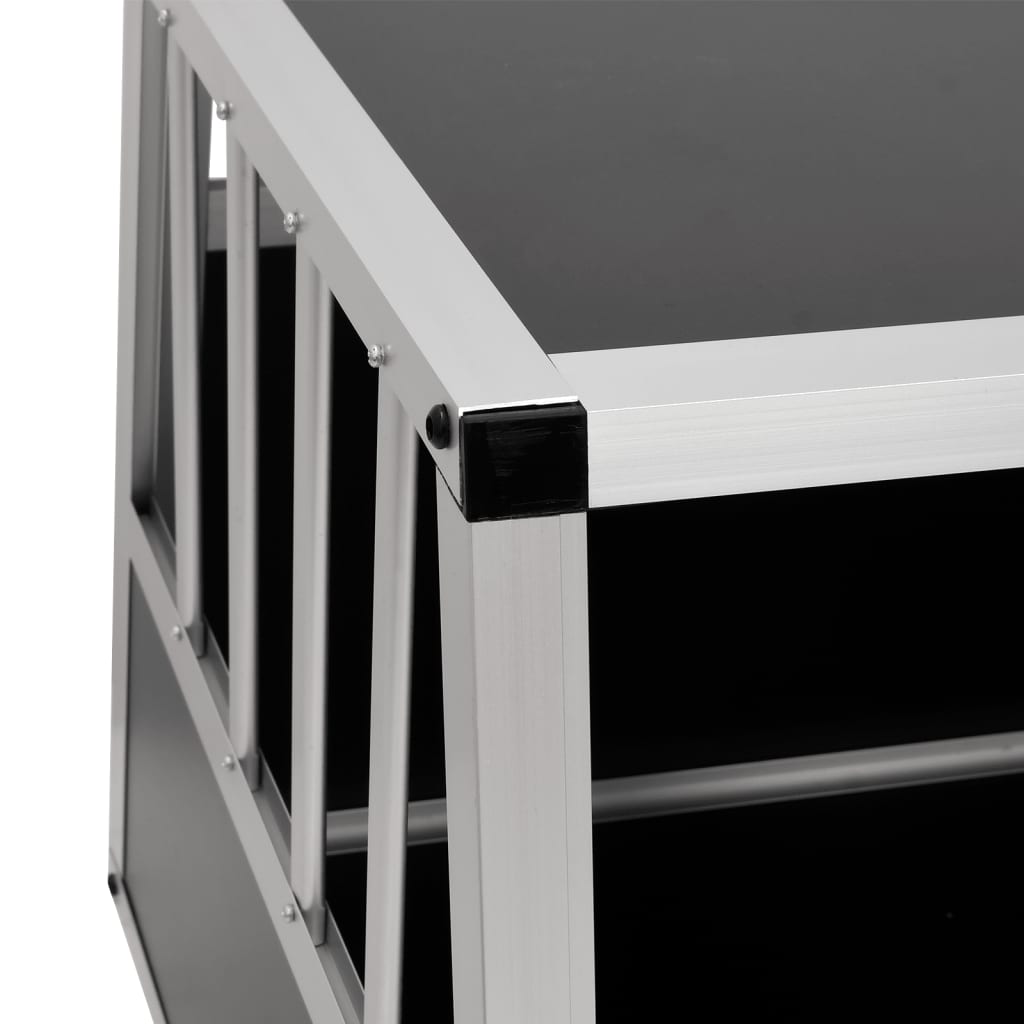 Dog cage with two doors 89x69x50 cm
