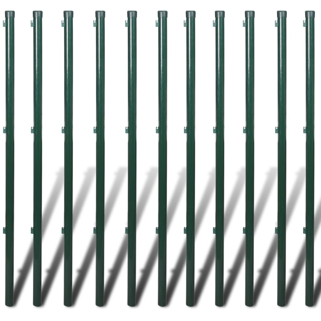 Verkkoaita tolpilla piikeillä teräs 1,5x25 m