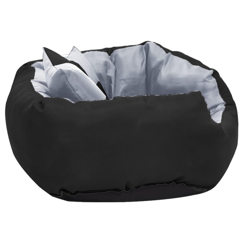 Double-sided washable dog pillow gray and black 65x50x20 cm