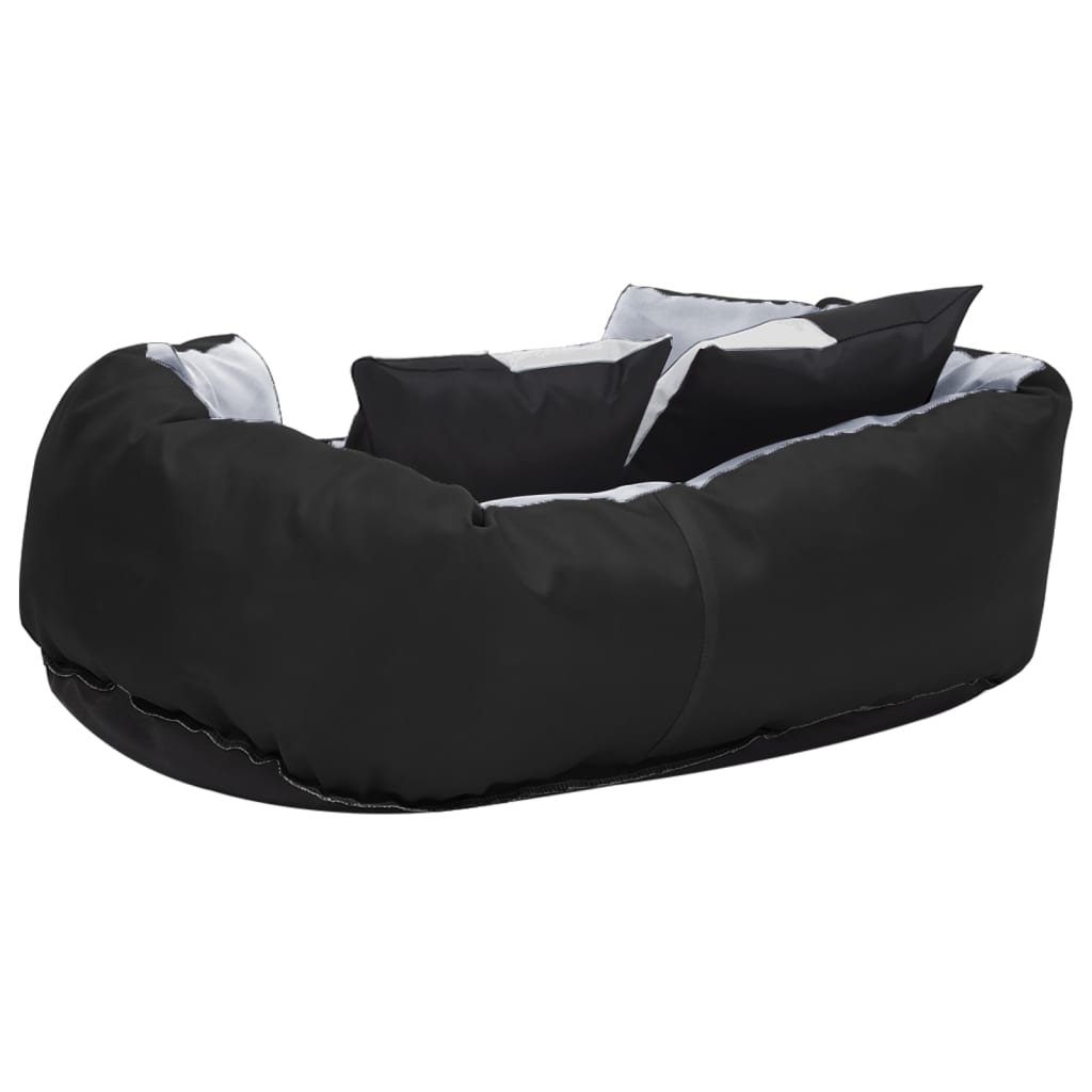 Double-sided washable dog pillow gray and black 65x50x20 cm