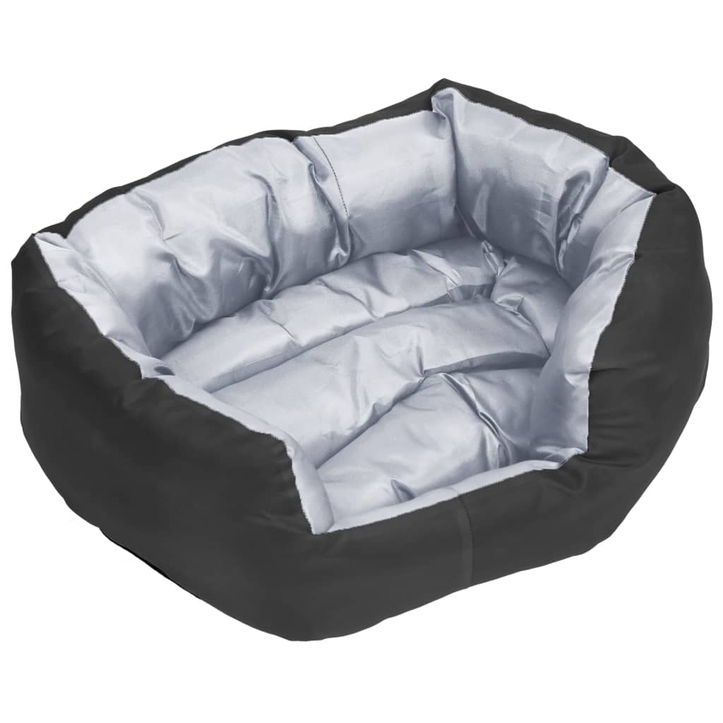 Double-sided washable dog pillow gray and black 65x50x20 cm