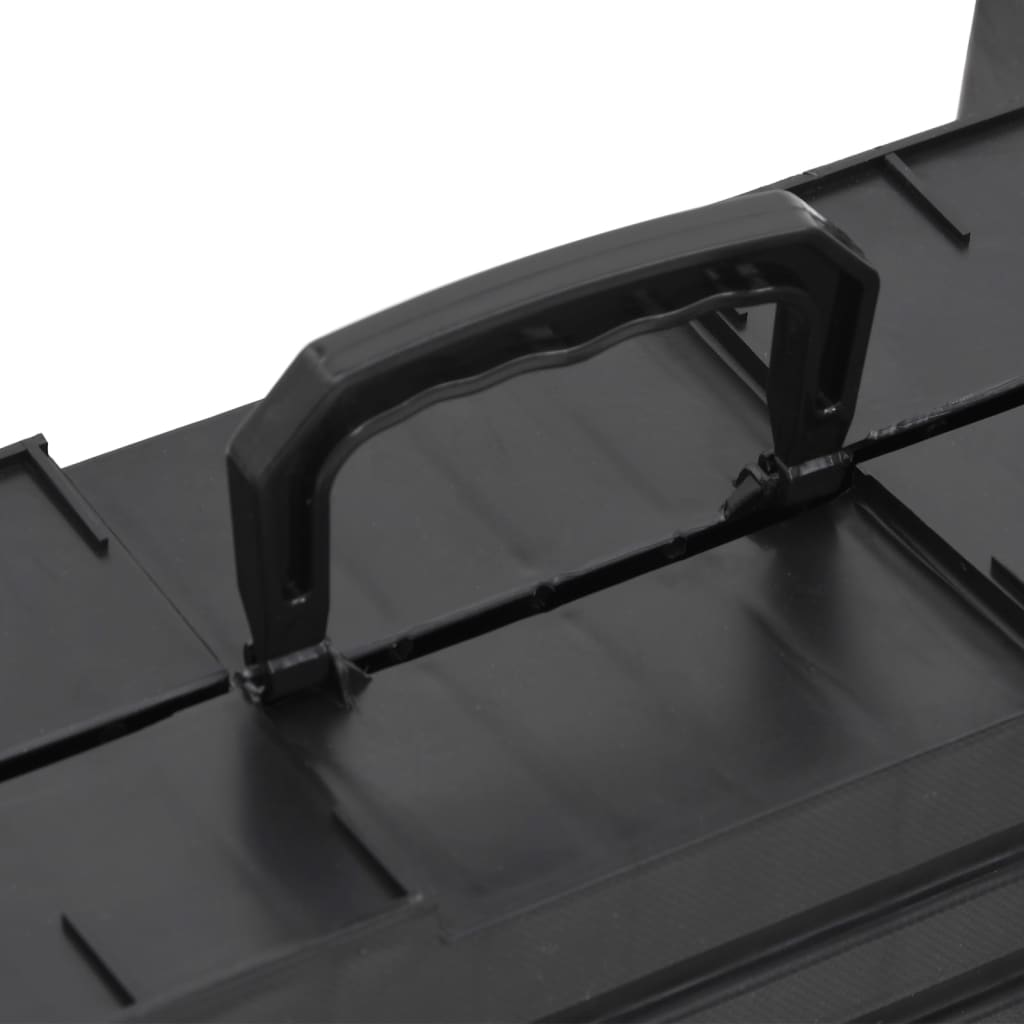 Foldable dog ramp black 153x40x12.5 cm plastic
