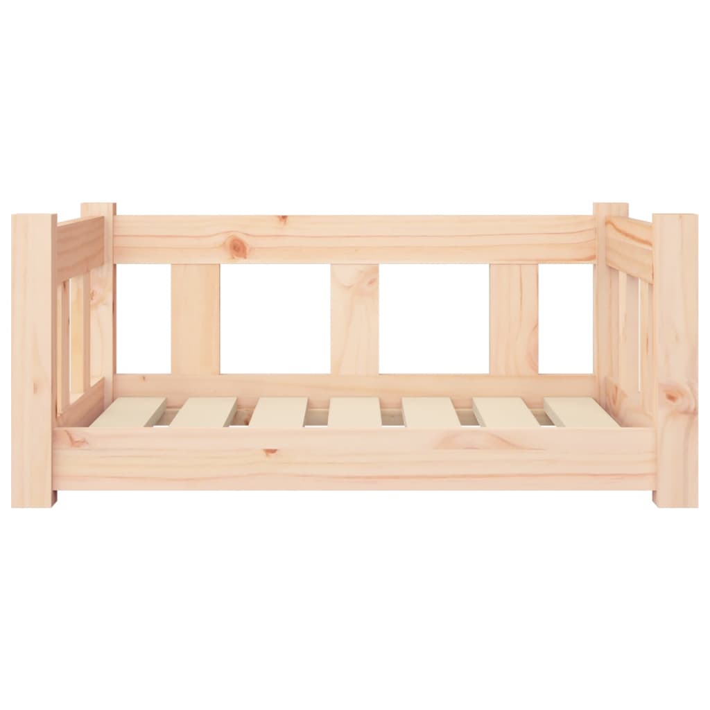 Dog bed 65.5x50.5x28 cm solid pine