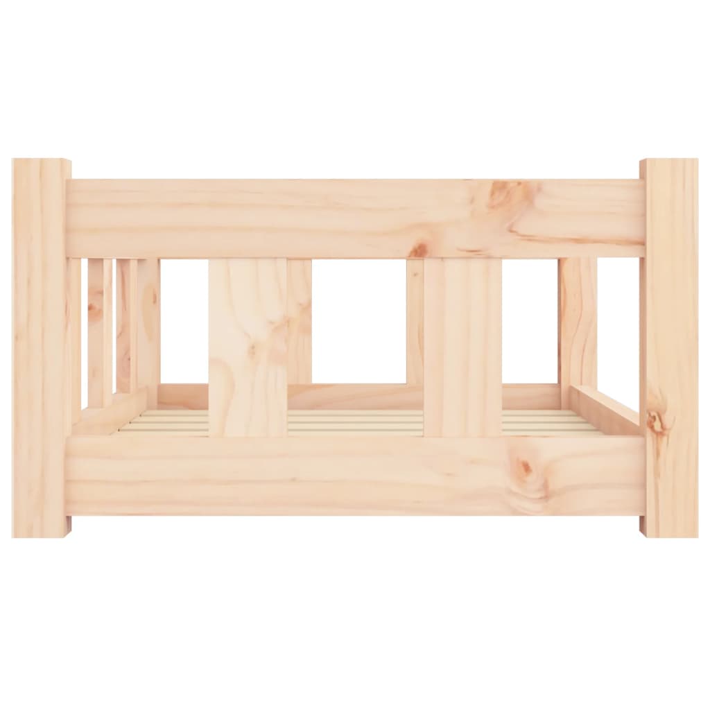 Dog bed 65.5x50.5x28 cm solid pine