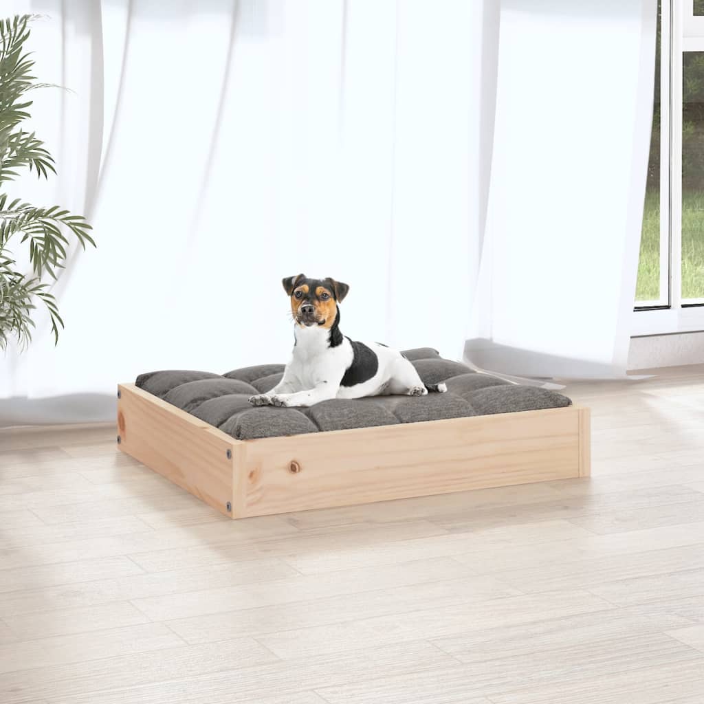 Dog bed 51.5x44x9 cm solid pine