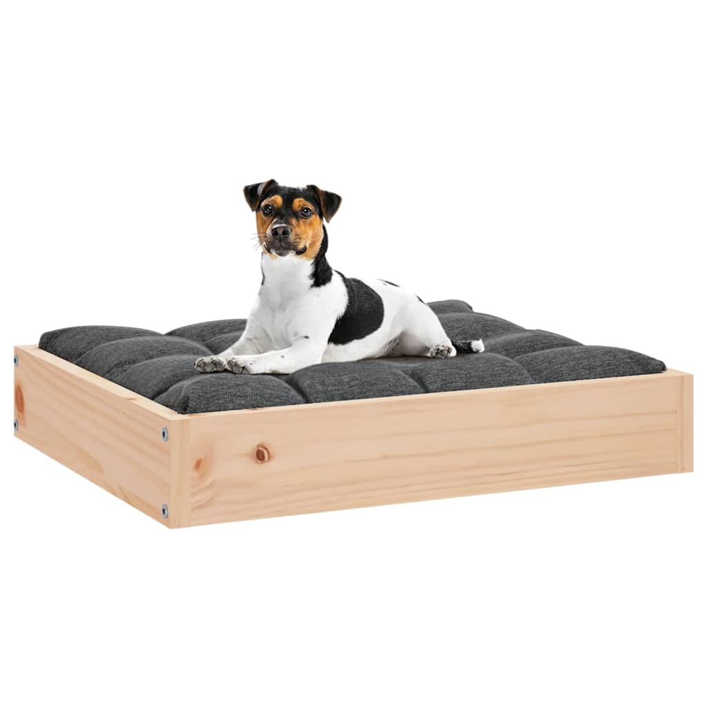 Dog bed 51.5x44x9 cm solid pine
