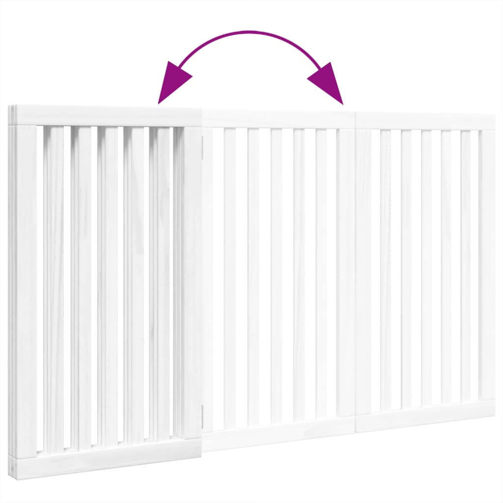 Folding moth trap 3 panels white 150 cm poplar wood