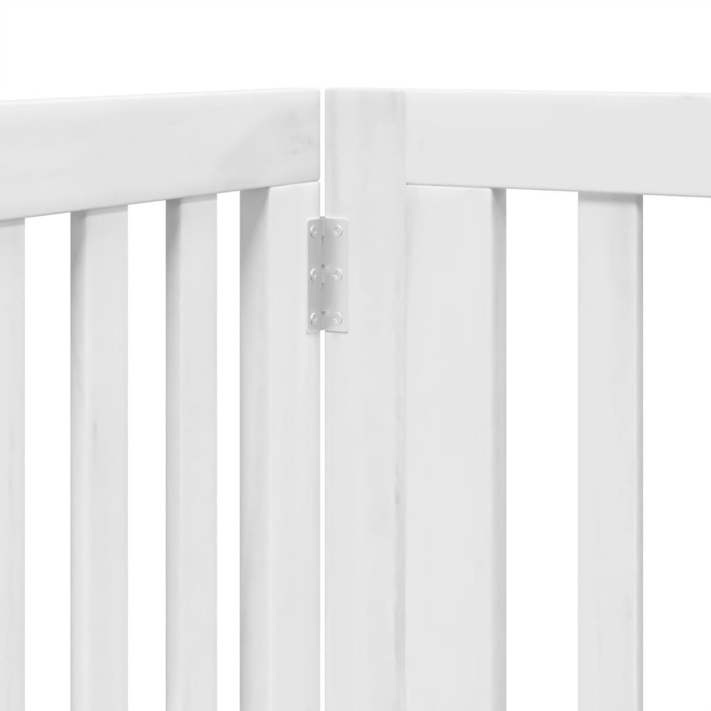 Folding door, 4 panels, white, 320 cm, poplar wood