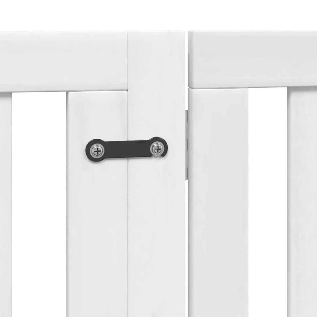 Folding door, 4 panels, white, 320 cm, poplar wood