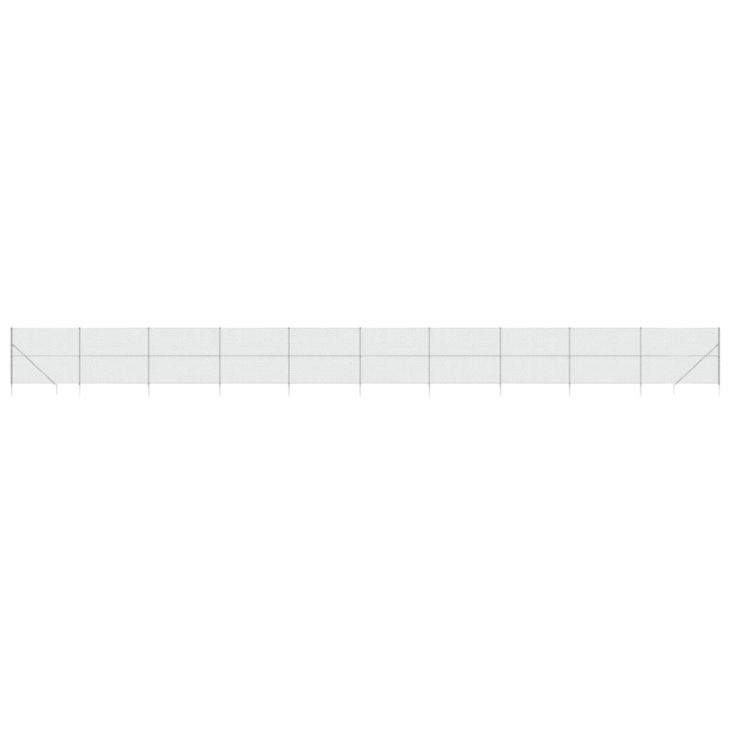 Verkkoaita maapiikeillä hopea 1,6x25 m