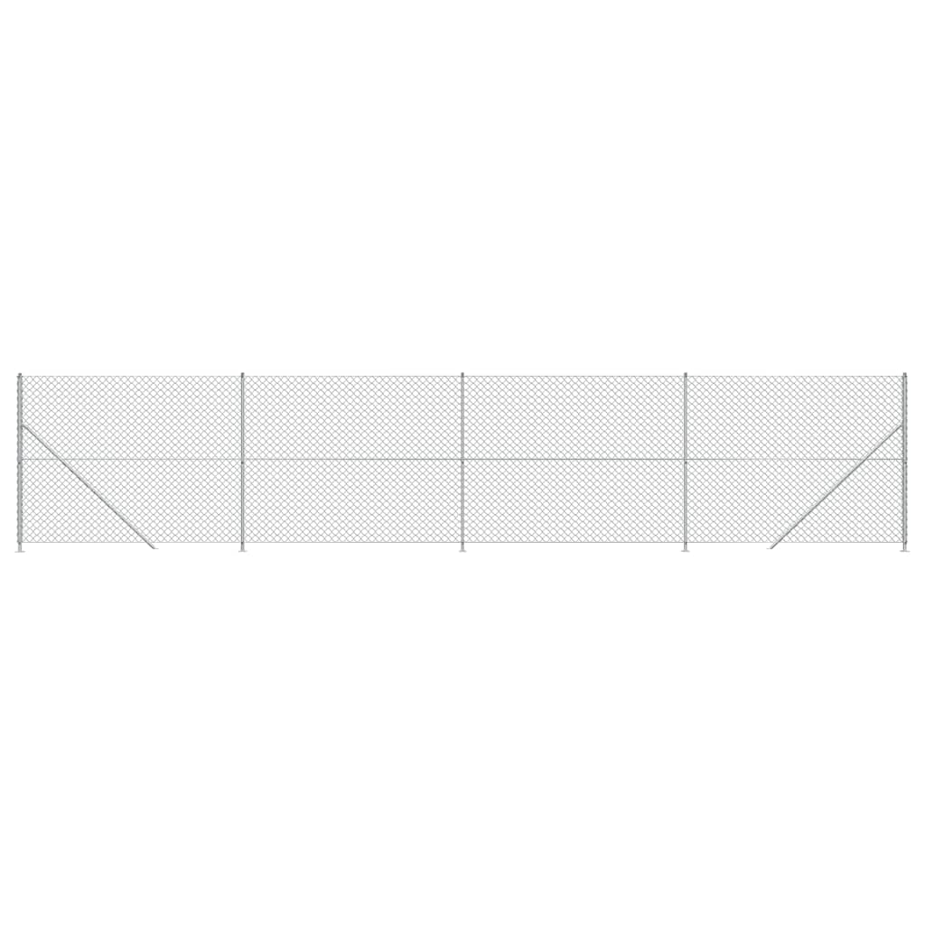 Verkkoaita laipalla hopea 1,8x10 m