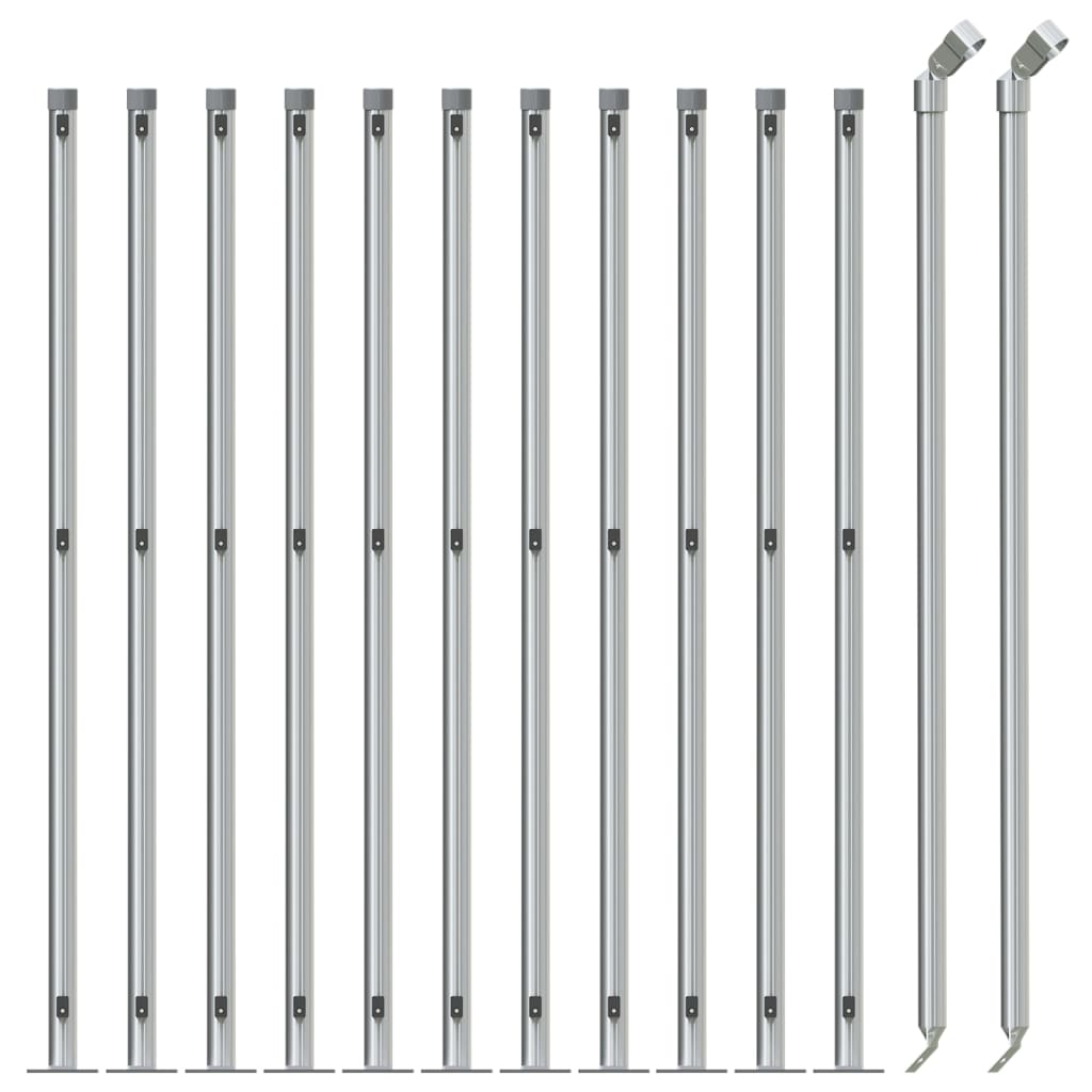 Verkkoaita laipalla hopea 1x25 m