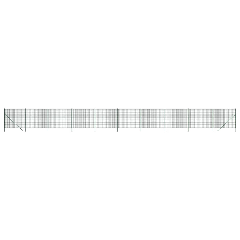 Verkkoaita vihreä 1,6x25 m galvanoitu teräs