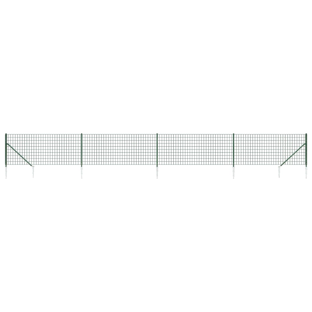Verkkoaita maapiikeillä vihreä 1x10 m
