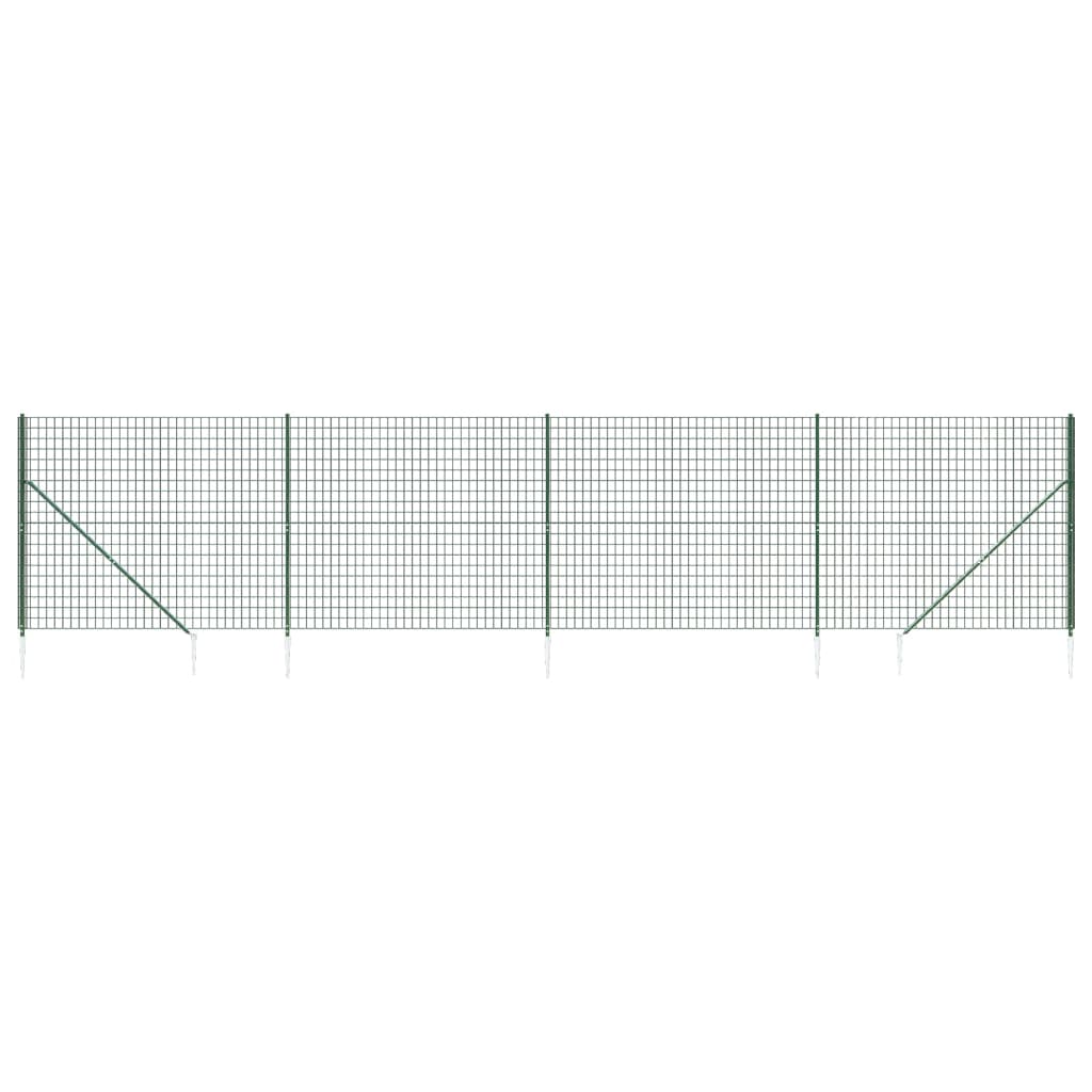 Verkkoaita maapiikeillä vihreä 1,4x10 m