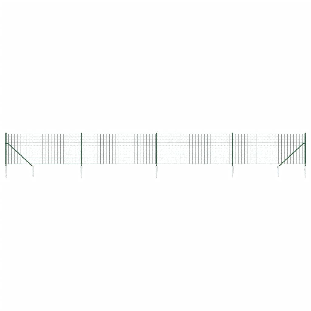 Verkkoaita maapiikeillä vihreä 1,1x10 m
