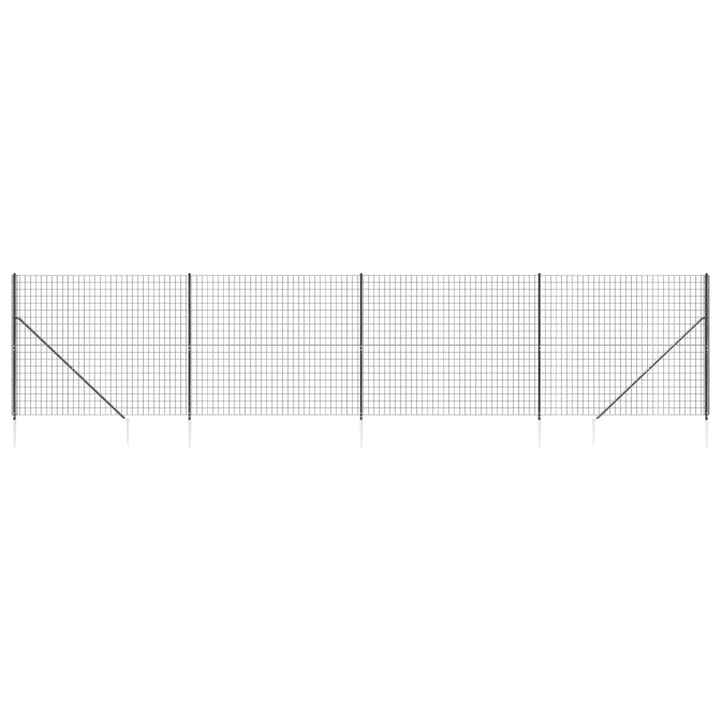 Verkkoaita maapiikeillä antrasiitti 1,6x10 m