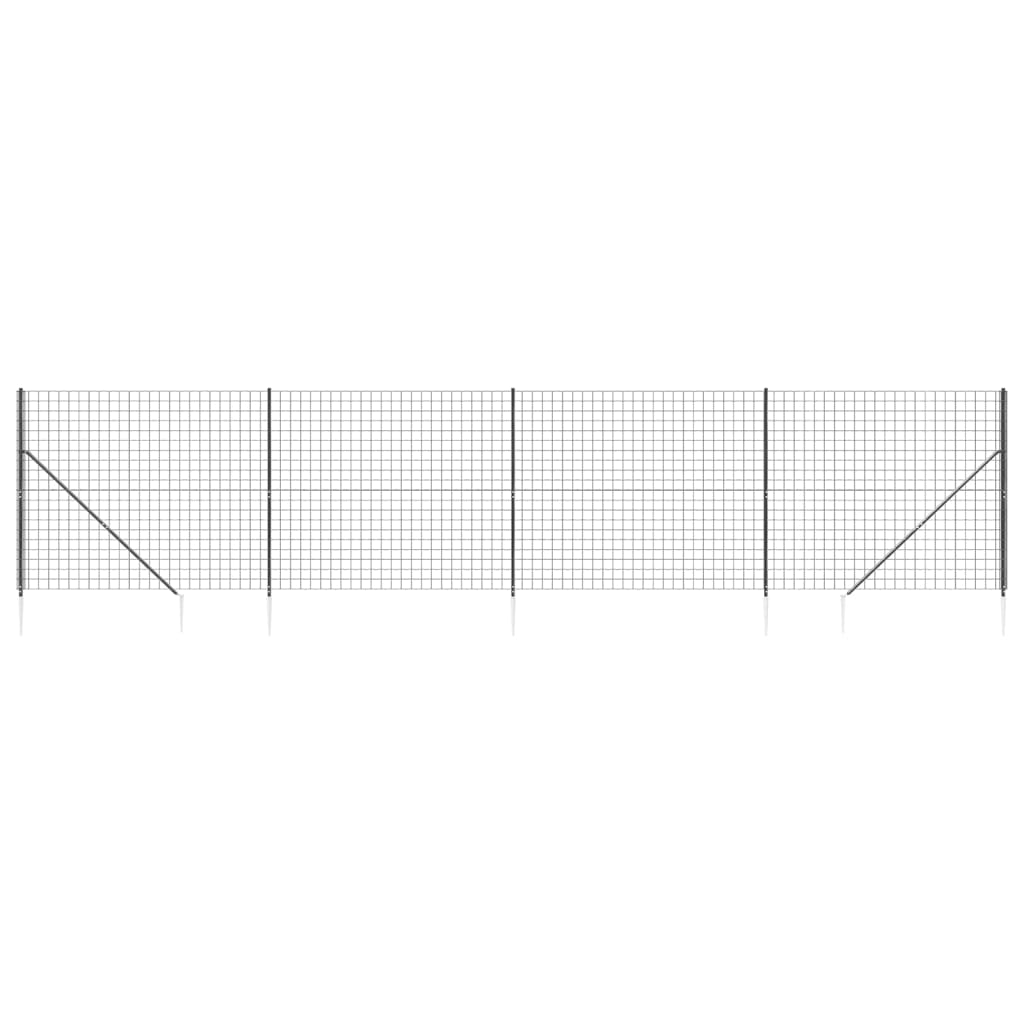 Verkkoaita maapiikeillä antrasiitti 1,6x10 m