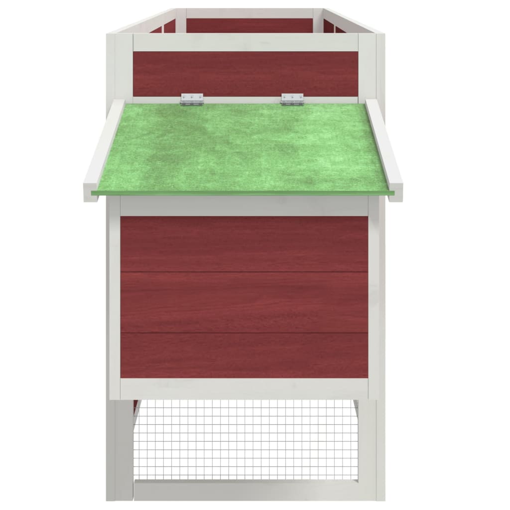 Chicken coop suede 204x50x84 cm solid pine
