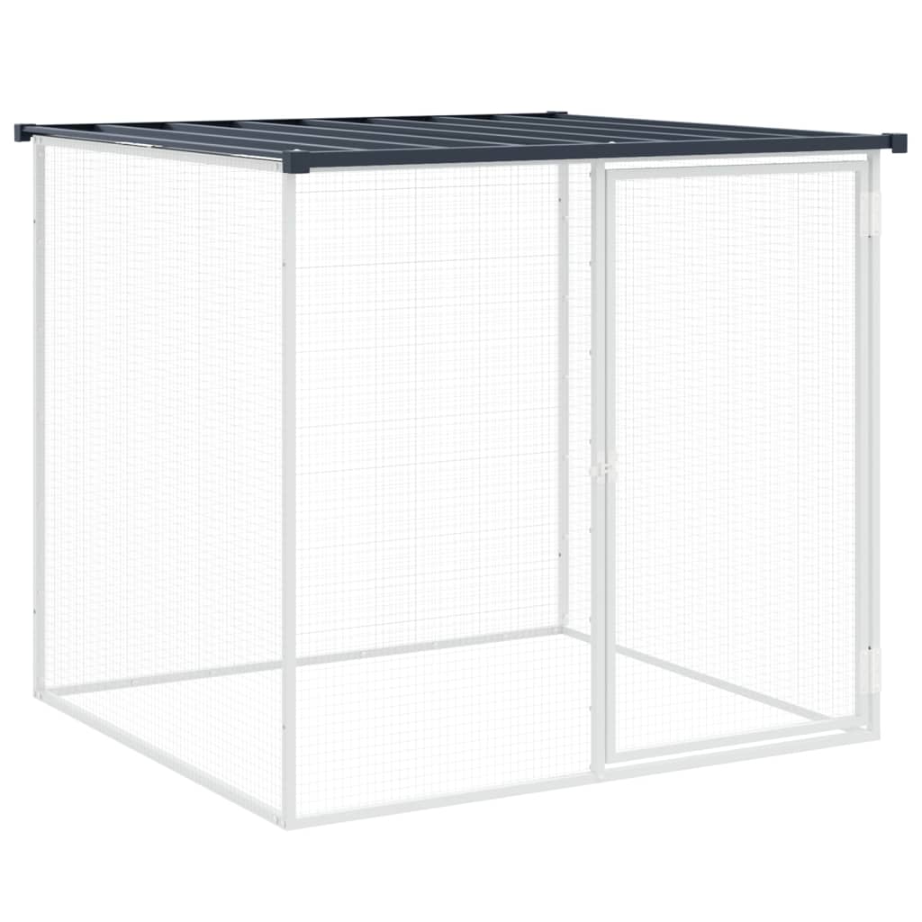 Chicken coop with roof anthracite 1003x98x90 cm galvanized steel