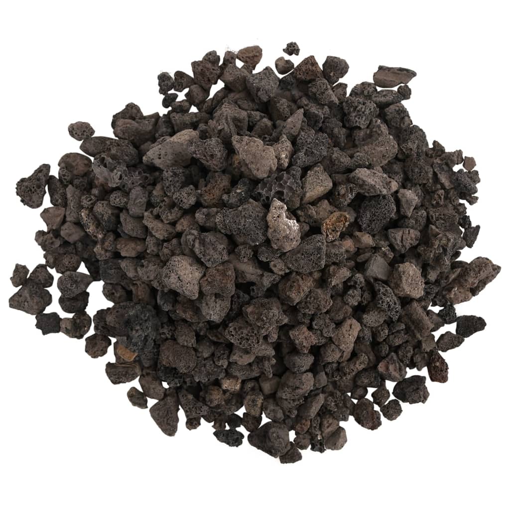 Vulkaaniset kivet 10 kg musta 1-2 cm