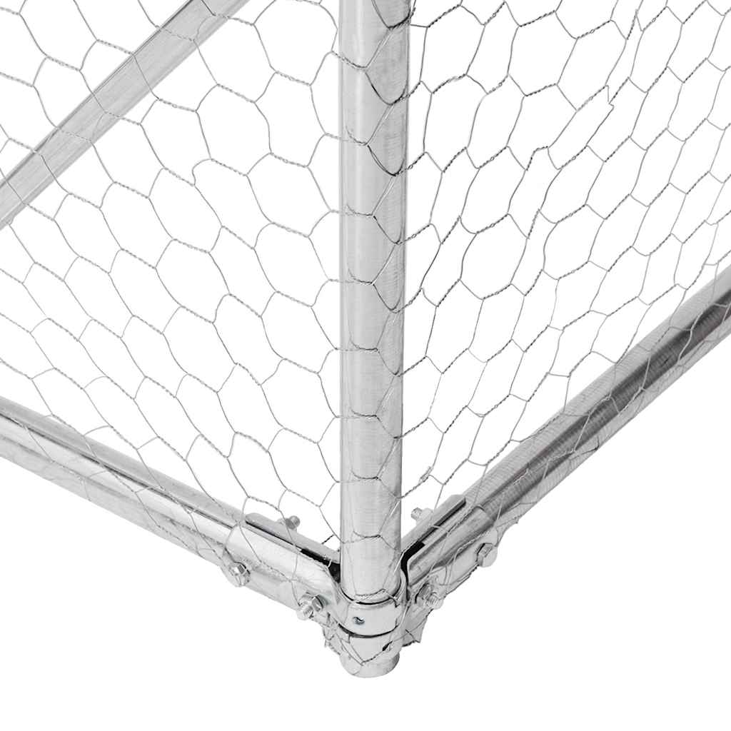 Chicken run 2.5x2x2.25 m galvanized steel
