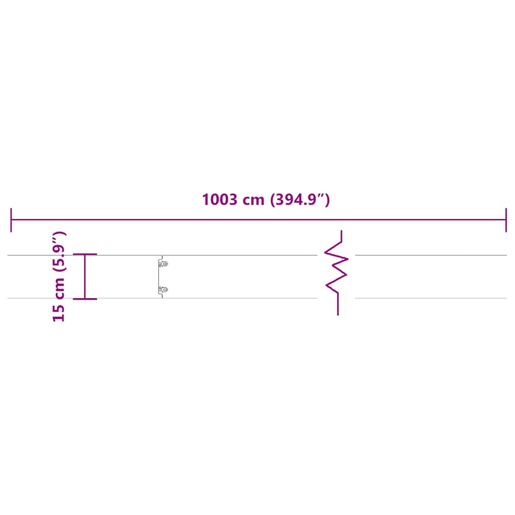 Nurmikon reunalistat 10 kpl 15x103 cm ruostumatonta terästä