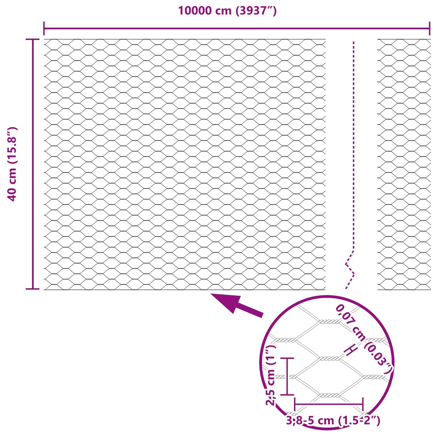 Aitapylväät 11 kpl U-kanavakuvio Vihreä 40 cm Teräs, vidaXL Kuusikulmainen aita Vihreä 0.4x100 m Teräs
