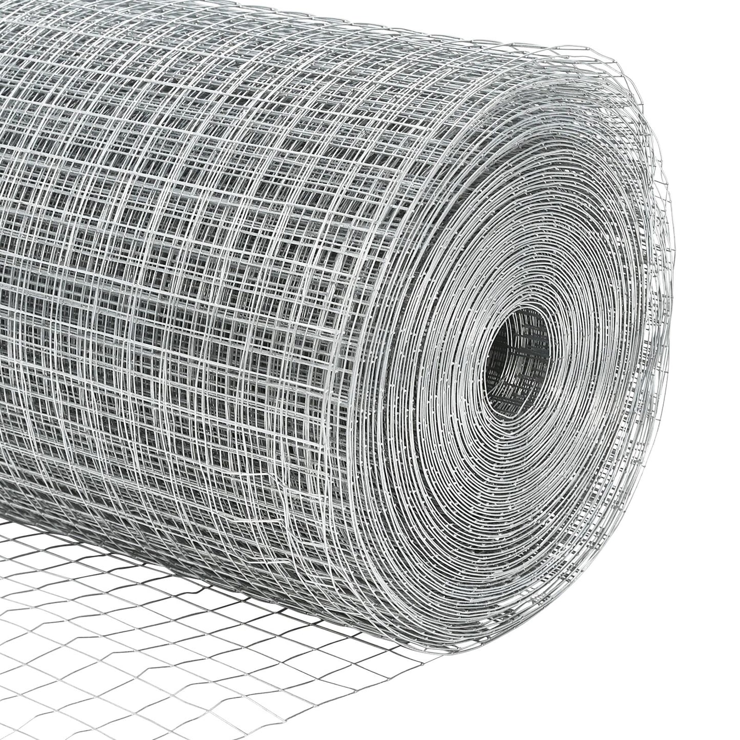 Welded Wire Fence 7 reunaputkella 1.6x10 m galvanoidusta teräksestä