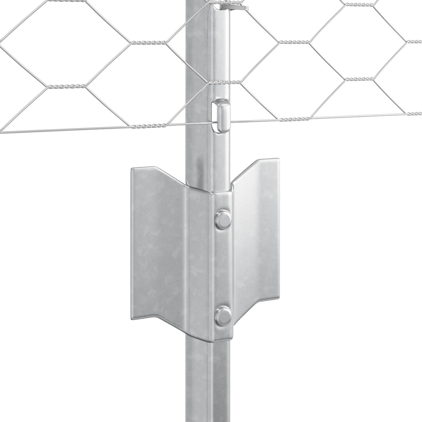 Aidan päät 11 kpl U-kanava 80 cm Galvanisoitu teräs, vidaXL Kuusikulmainen aita 0.8x25 m Galvanisoitu teräs