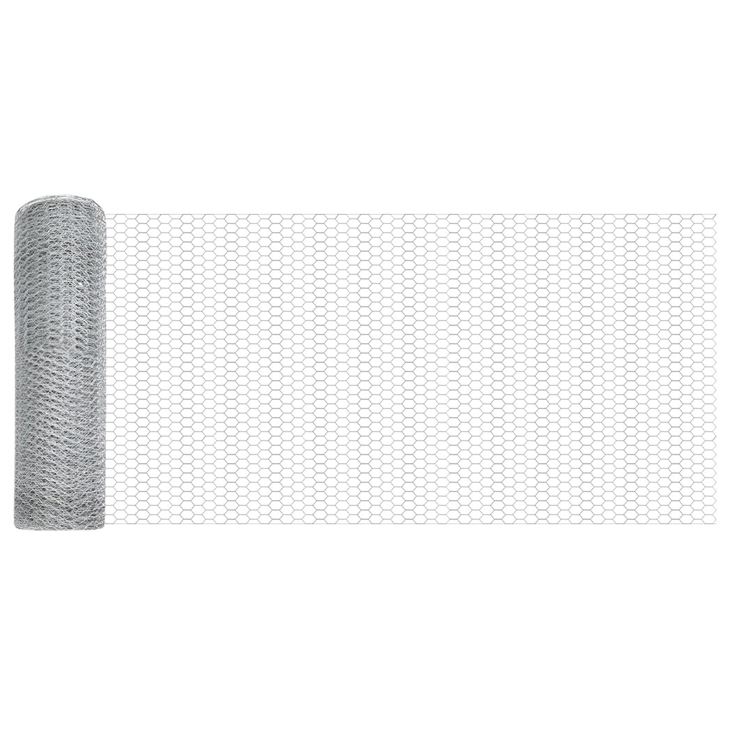 Verkkopostit 11 kpl U-kanava 60 cm Galvanoitu teräs, vidaXL Kuusikulmio verkko 0,5x100 m Galvanoitu teräs