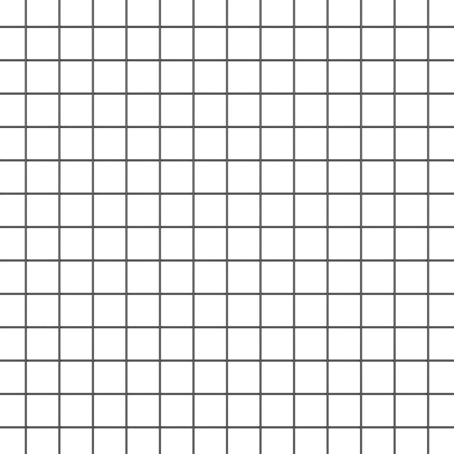 Weldattu langaaita 13 liitetyllä tolppalla Harmaa 0.6x50 m Teräs