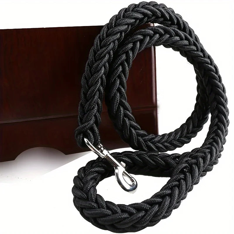 Jykevä paksu naru punos hihna / Dog leash for effective training and comfortable walking, strong and durable braid, suitable for large dogs, dog training leash