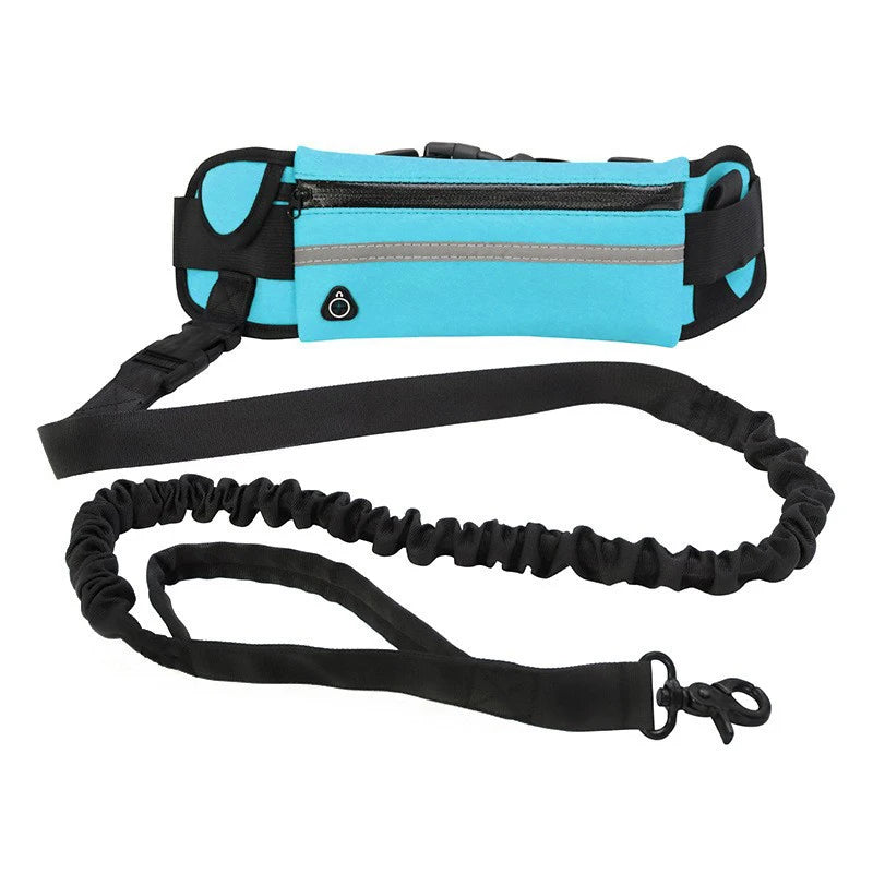 Joustava koiran juoksu hihna, kädet vapaa malli / Hands Free Dog Leash for Running Walking Reflective Leash