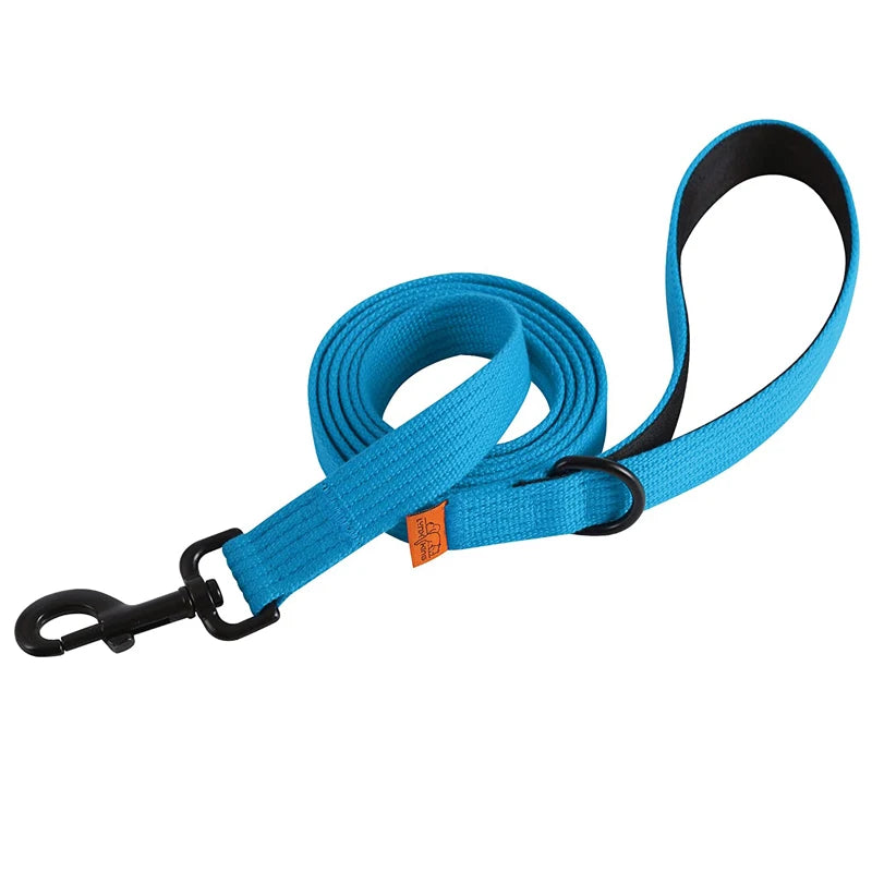 Hihna, pehmustetulla kahvalla / Dog Leash Polyamide Rope With Soft Padded Handle Durable Dog Training Lead Metal Swivel