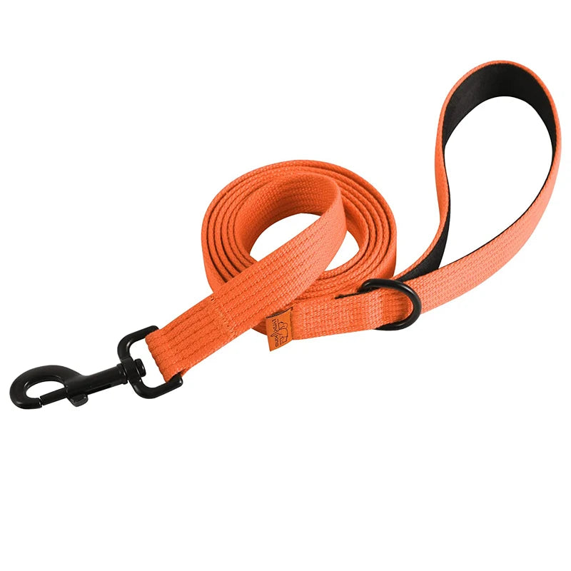 Hihna, pehmustetulla kahvalla / Dog Leash Polyamide Rope With Soft Padded Handle Durable Dog Training Lead Metal Swivel