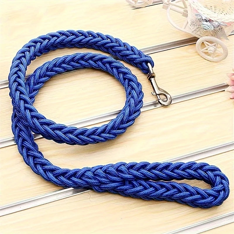 Jykevä paksu naru punos hihna / Dog leash for effective training and comfortable walking, strong and durable braid, suitable for large dogs, dog training leash