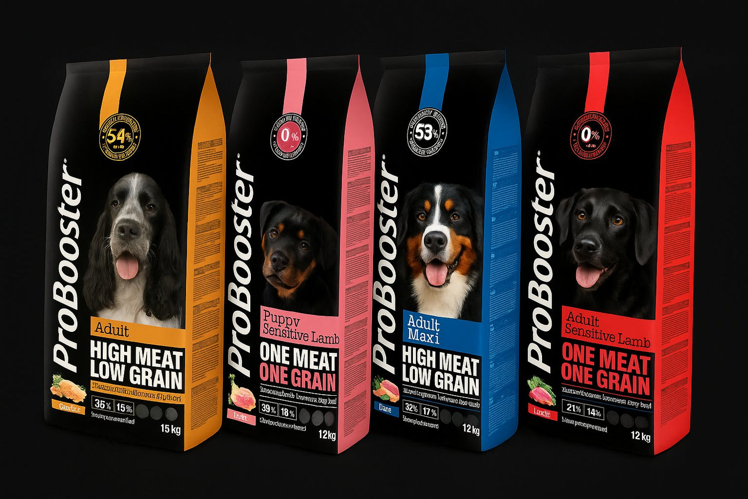 ProBooster, Koirien kuivaruoka