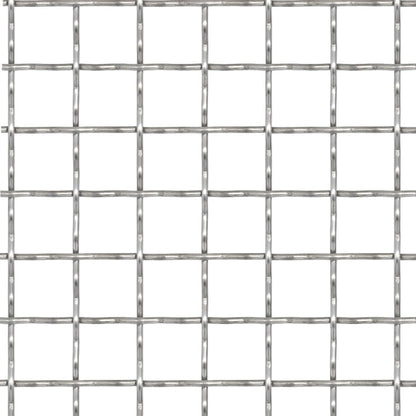 Verkkoaita ruostumaton teräs 100x85 cm 21x21x2,5 mm