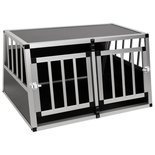Dog cage with two doors 89x69x50 cm