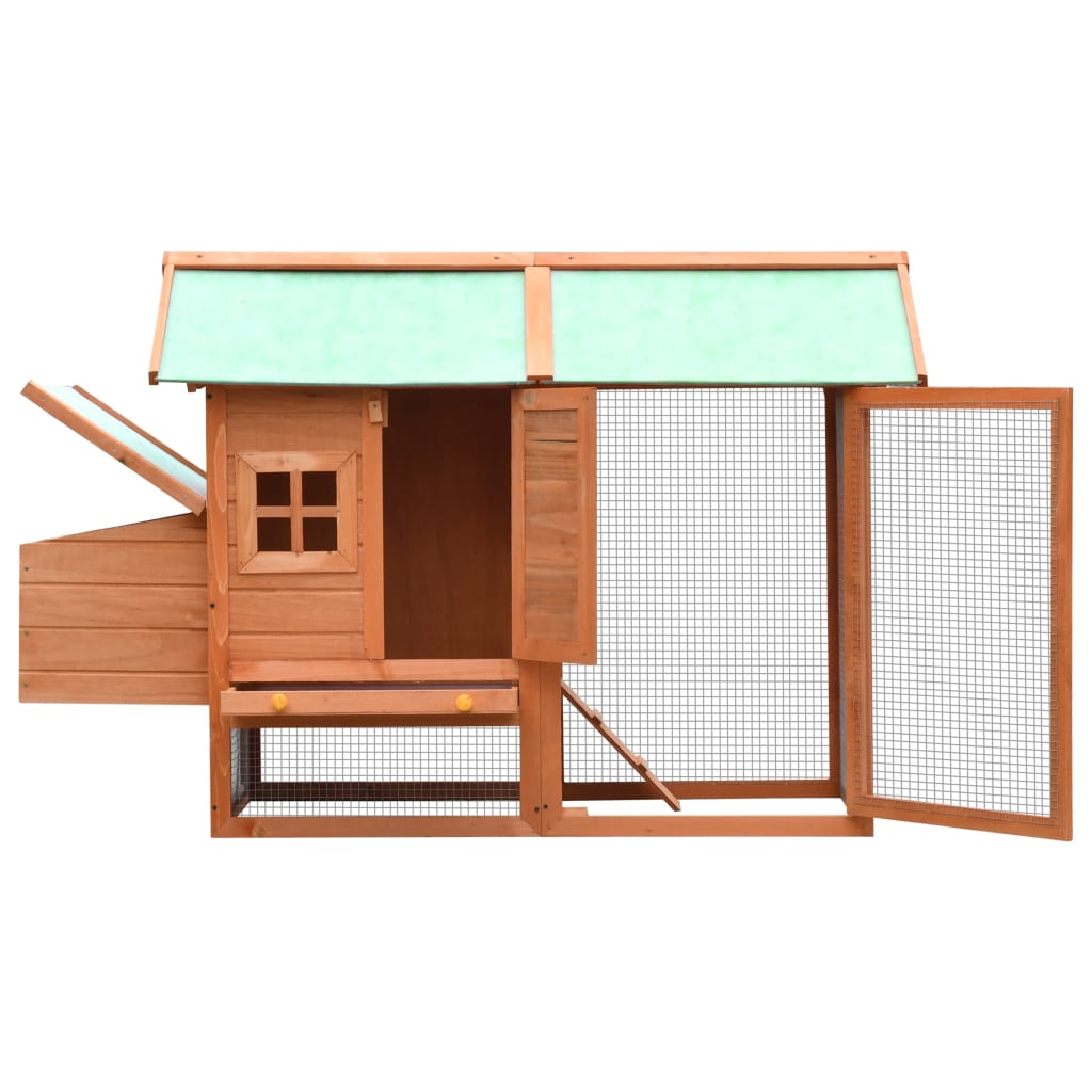 Chicken coop pine and spruce 170 x 81 x 110 cm