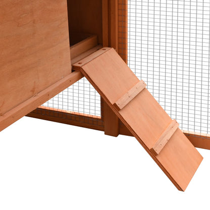 Chicken coop pine and spruce 170 x 81 x 110 cm