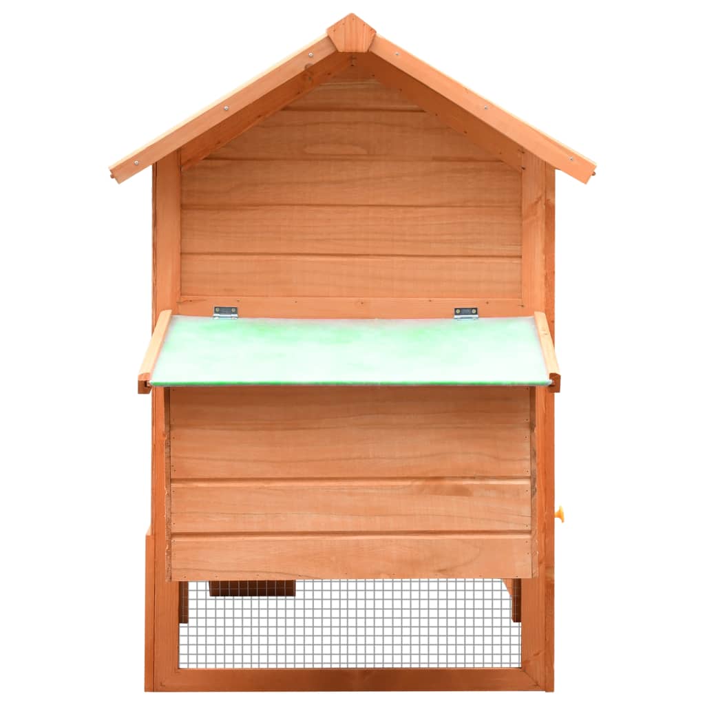 Chicken coop pine and spruce 170 x 81 x 110 cm