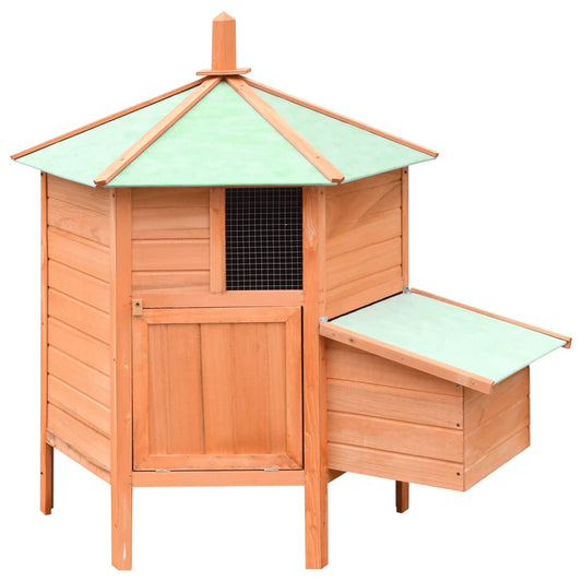 Chicken coop pine and spruce 126x117x125 cm