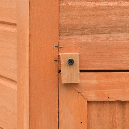 Chicken coop pine and spruce 126x117x125 cm